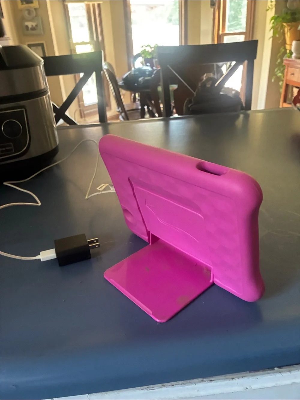 Pink Kids Tablet Case with Stand for 7-8